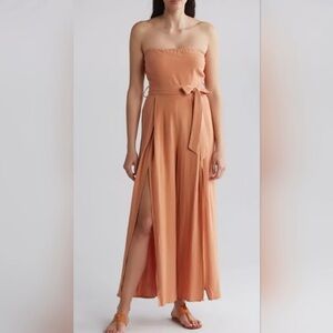 NWT Olia Large Nadia Strapless Jumpsuit